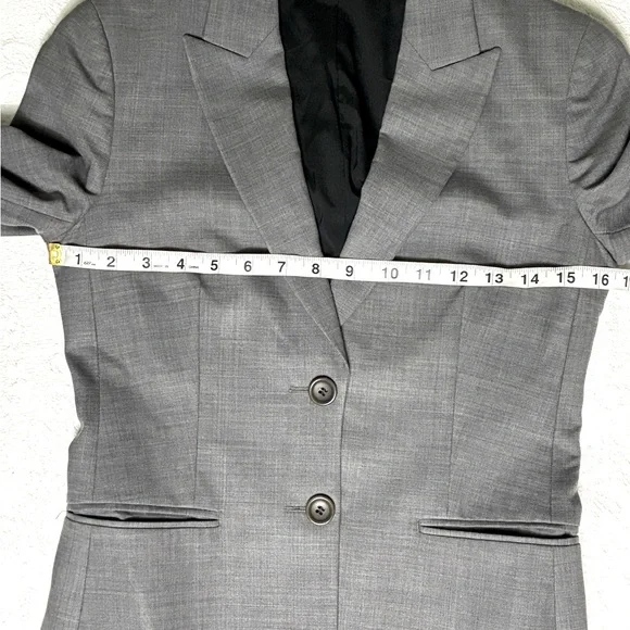 Theory Nichelle Broadway Wool Blend Blazer Jacket Coat Size 0 - Picture 7 of 15